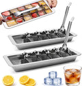Stainless Steel Ice Cube Trays, Metal Ice Cube Trays by Unknown