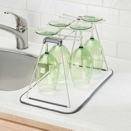 iDesign iDry Absorbent Kitchen Countertop Dish Drying Mat - Image 4