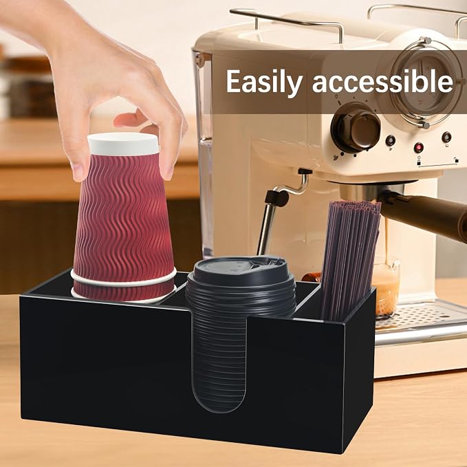 Coffee Bar Accessories and Organizer, Disposable Cup Holder - Image 5