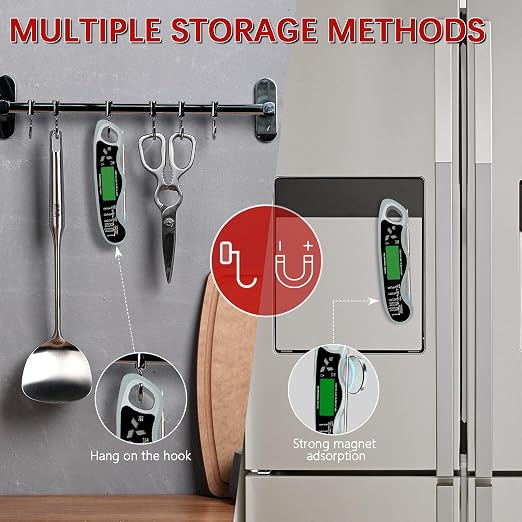 Meat Thermometer Digital，IP67 Waterproof Cooking Thermometer - Image 7