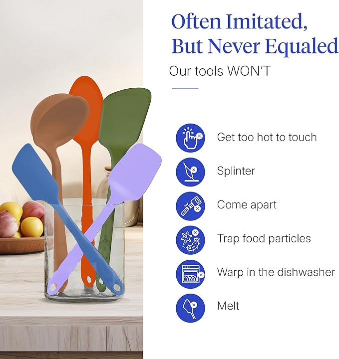 GIR: Get It Right 5 Piece Silicone Ultimate Kitchen Utensils Set - Image 5