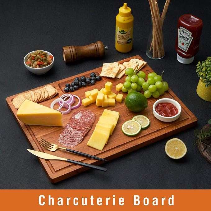 Large Bamboo Wood Cutting Board - Image 7