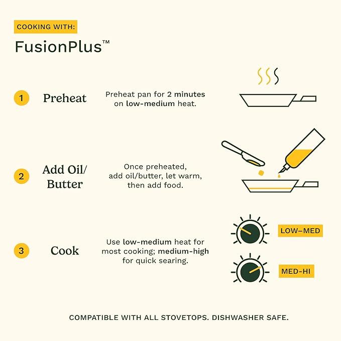 Cuisinart FusionPlus Hybrid Stainless Steel Cookware, 12-Inch Everyday Pan - Image 9