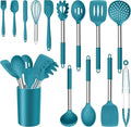 E-far 14 Pieces Silicone Cooking Utensils Set, Kitchen Utensils Set by E-far