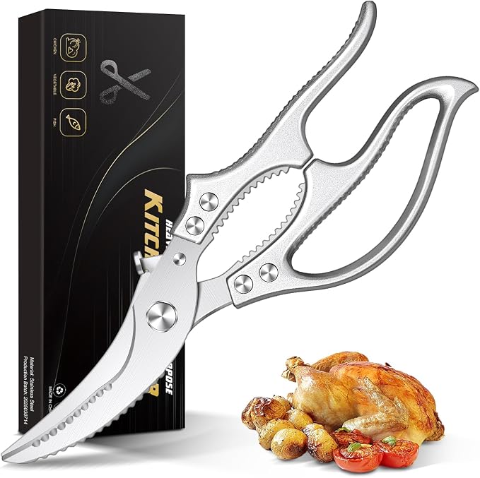 Poultry Shears – Heavy Duty Kitchen Shears & Multipurpose Kitchen Scissors by Unknown