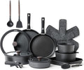 SENSARTE 24 Piece Pots and Pans Set, Nonstick Detachable Handle Cookware by SENSARTE
