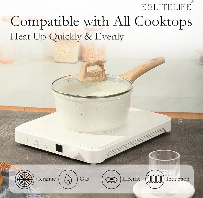 ESLITE LIFE Nonstick Sauce Pan - Image 4