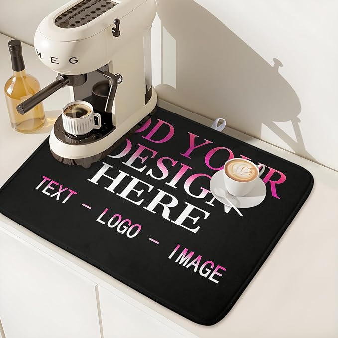 Custom Personalized Dish Drying Mat 18x24 Inch Customized Drying Mats - Image 7
