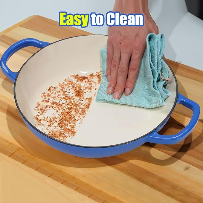 6QT Enameled Cast Iron Dutch Oven - Image 8