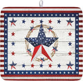 4th of July Patriotic Dish Drying Mat by Unknown