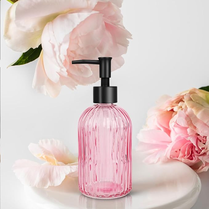 Topsky Stripe Glass Soap Dispenser - Image 2
