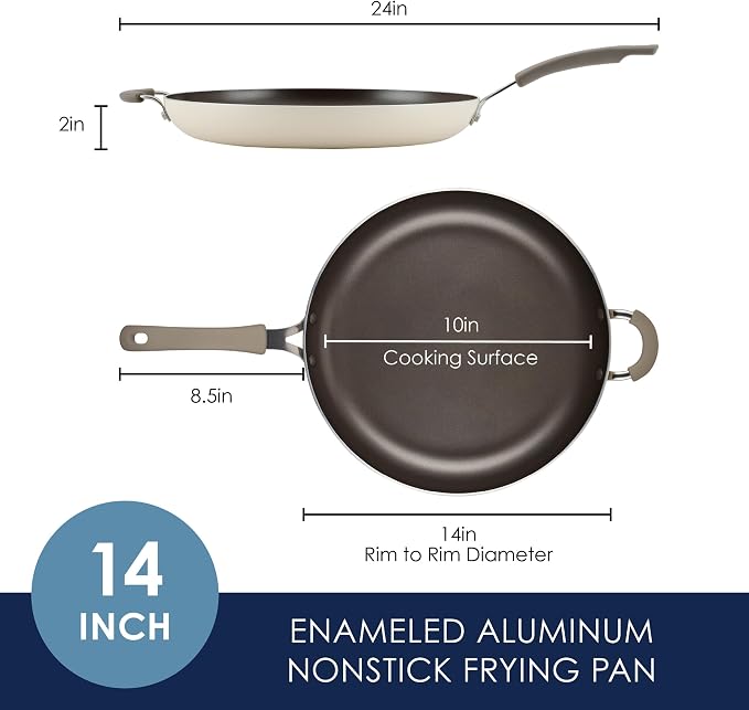 Rachael Ray Cook + Create Nonstick Frying Pan/Skillet - Image 2