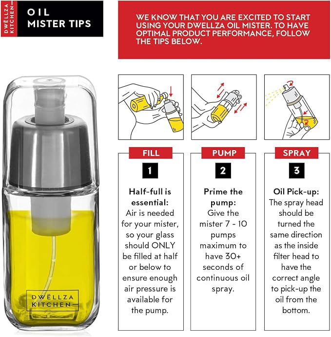 DWËLLZA KITCHEN Olive Oil Dispenser Bottle - Image 2