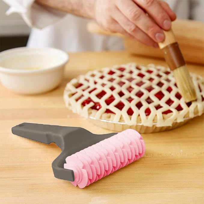 Pastry Lattice Roller Cutter, Pastry Cutter Roller DIY Baking Tool - Image 6