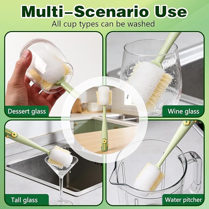 5-in-1 Bottle Cleaning Brush Set, Portable Brush Tools - Image 4