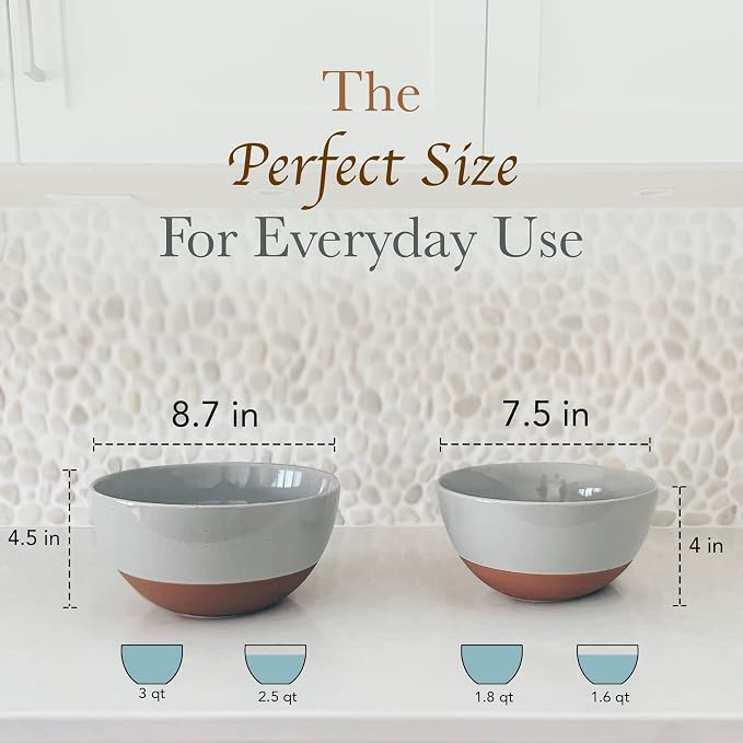Mora Ceramic Large Mixing Bowls - Image 2