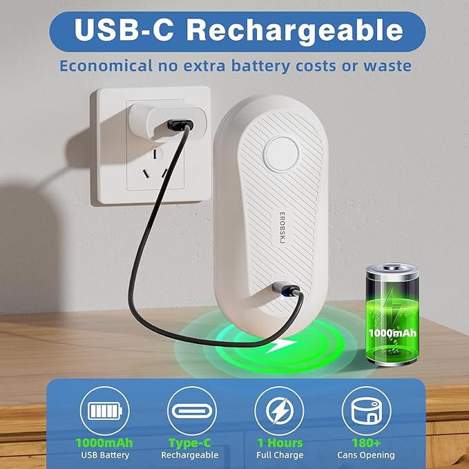 Auto Electric Can Opener, Rechargeable Can Openers - Image 2