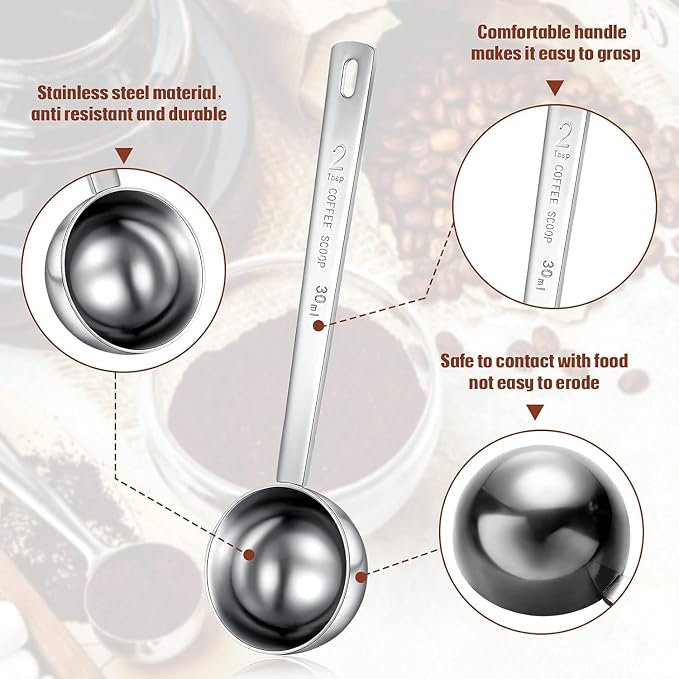 Geiserailie 8 Pcs 2 Tablespoon Scoops - Image 3