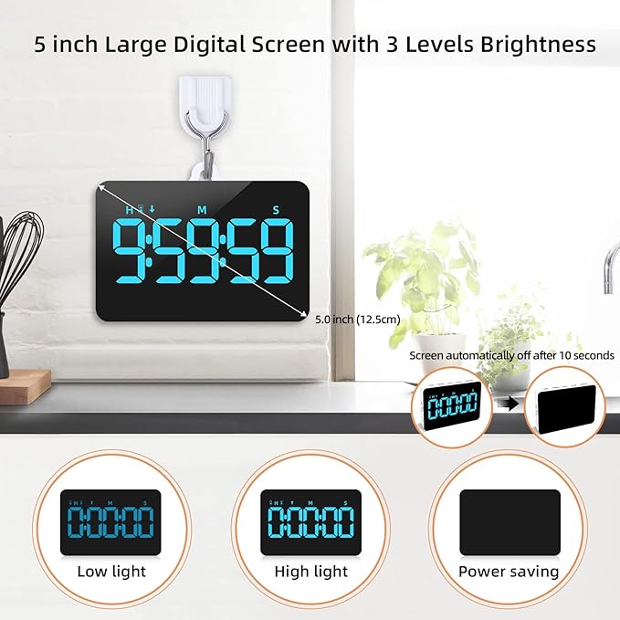 Rechargeable Digital Kitchen Timer - Image 3