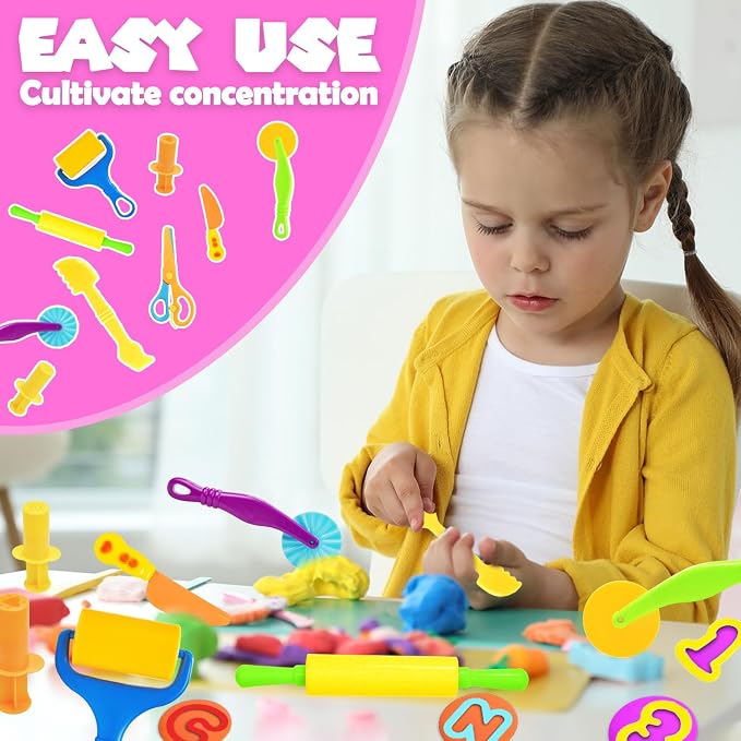 Playdough Tools Set, Creative Play Dough Accessories - Image 5