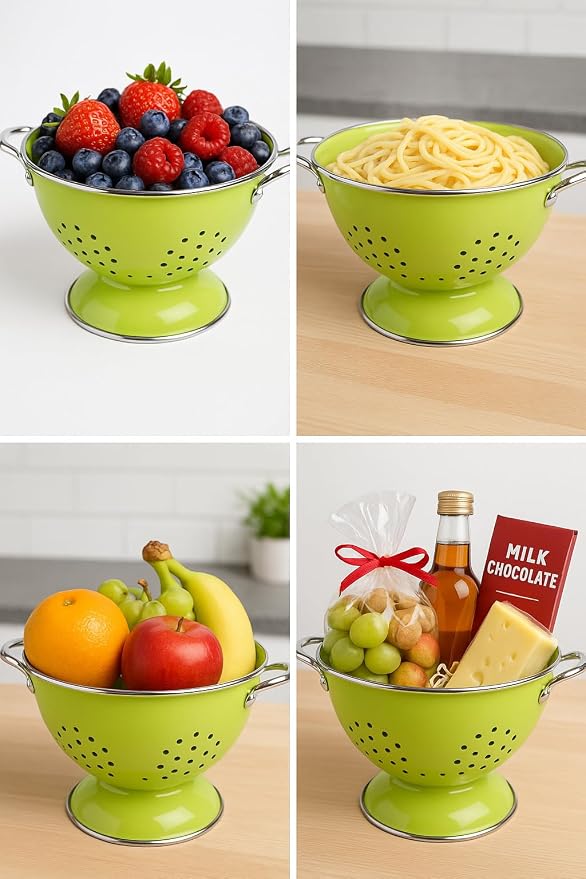 Calypso Basics by Reston Lloyd Powder Coated Enameled Colander, 1.5 Quart - Image 5