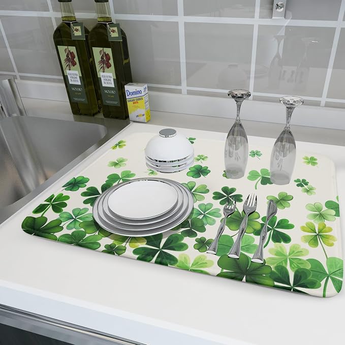 Happy St. Patrick's Day Dish Drying Mat - Image 6