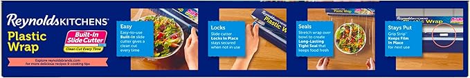 Reynolds Kitchens Quick Cut Plastic Wrap, 225 Square Feet - Image 4