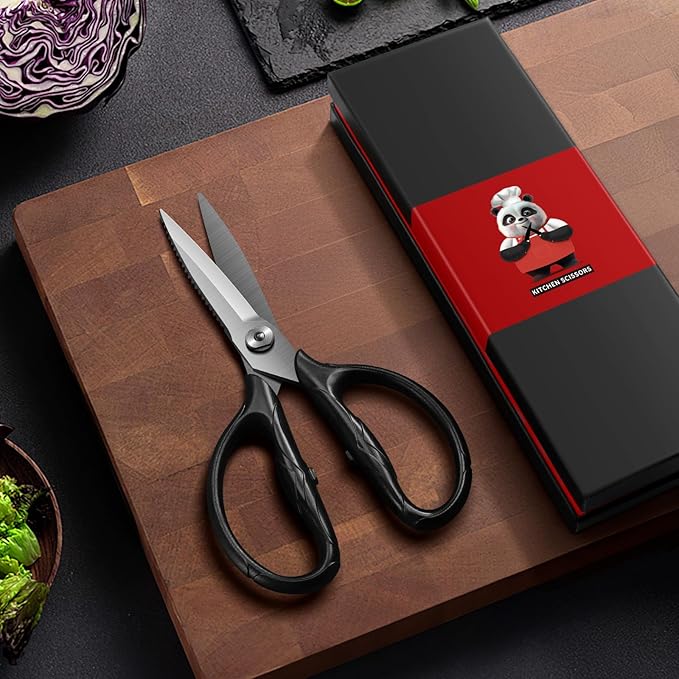 SHAN ZU 8.4" Titanium Heavy Duty Kitchen Scissors - Image 6