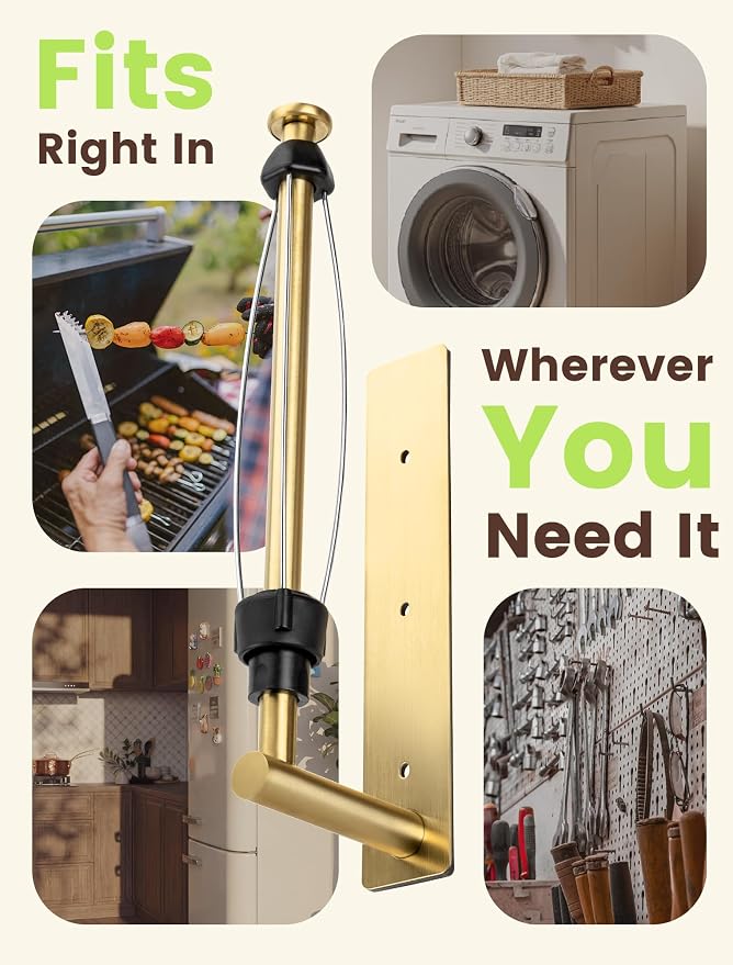 INMAKER Magnetic Paper Towel Holder, Strong Magnet Paper Towel Holder - Image 6