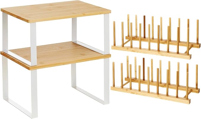 Marsui 4 Pcs Kitchen Organizer Accessories Set Cabinet Organizer Shelf and by Marsui
