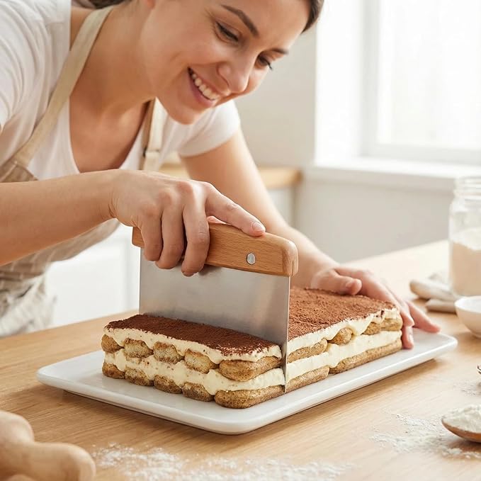Dough Cutter, Kitchen Scraper, Food Scraper, Bench Scraper Kitchen Tool - Image 7
