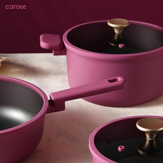 CAROTE Non Stick Pots and Pans Set, Cookware Sets Nonstick, Kitchen Cooking Set - Image 5