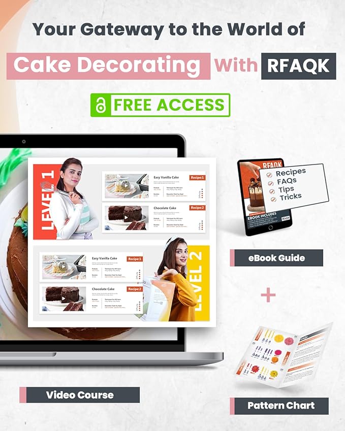 RFAQK 200PCs Cake Decorating Kit - Image 8