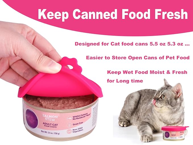 COMTIM Cat Food Can Covers Lids - Image 5