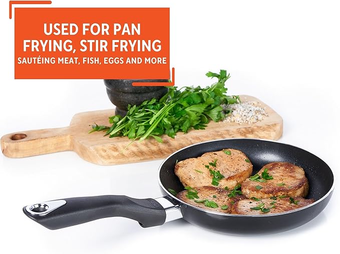 Imusa 8in Bistro Aluminum Nonstick Fry Pan - Image 5