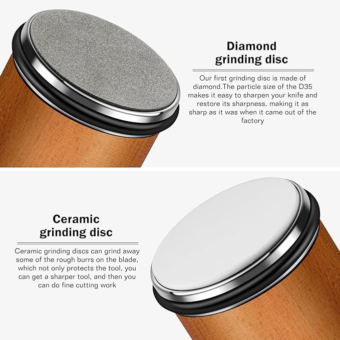 AIERLIAN Knife Sharpener Tool, Rolling Knife Sharpener Kit, Knife Sharpening - Image 3
