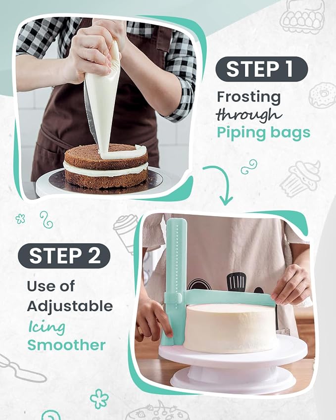 RFAQK 200PCs Cake Decorating Kit - Image 6
