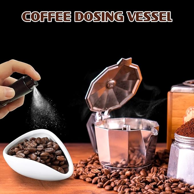 Coffee Bean Dosing Cup and Spray Bottle Set, Coffee Bar Espresso Accessories - Image 2