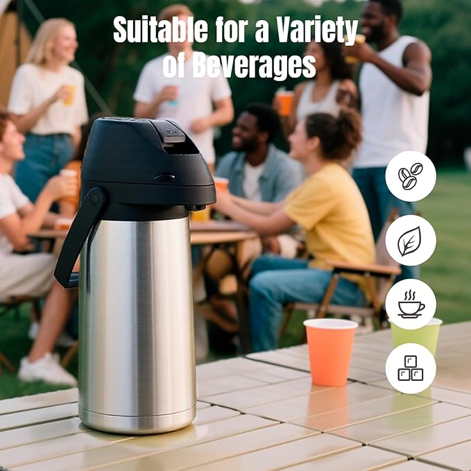 PARACITY Upgraded Airpot Coffee Carafe - Image 6