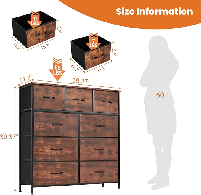 Sweetcrispy Dresser for Bedroom - Image 3