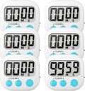 6 Pack Digital Kitchen Timer Small Classroom Timers by VOULOIR