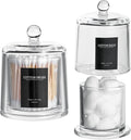 Qtip Holder Thick Glass Apothecary Jars by rejomiik