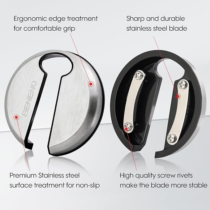 Beneno Multifunctional Wine Bottle Opener Gift Wing Corkscrew, Foil Cutter - Image 8