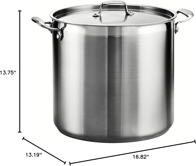 Tramontina Gourmet Stainless Steel 24-Quart Extra Large Stock Pot - Image 10