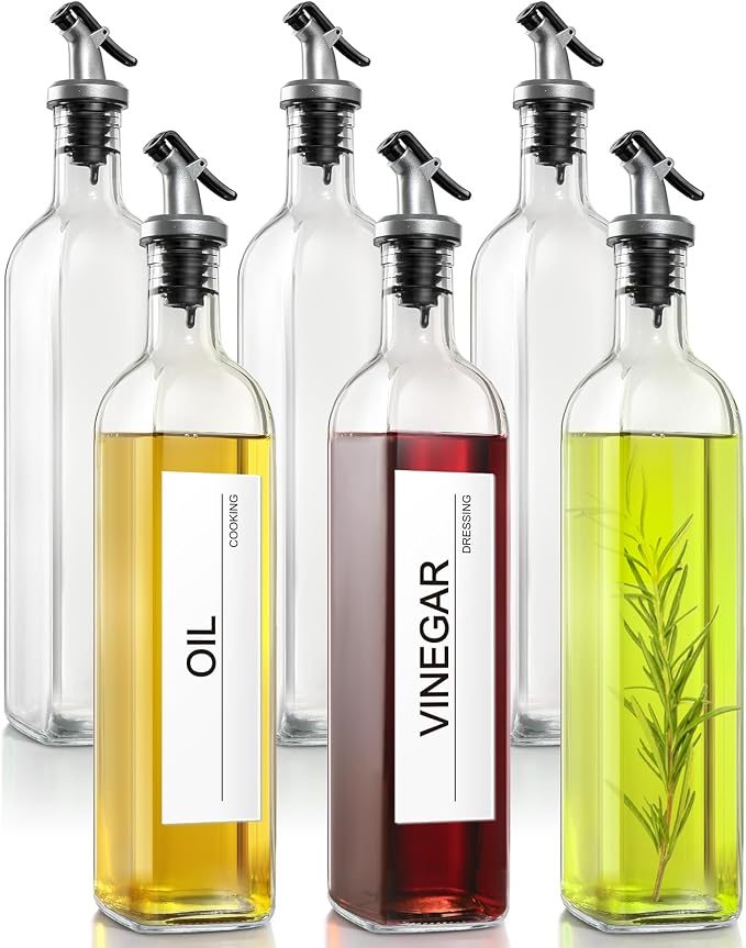GMISUN Olive Oil Dispenser Bottle, 6 Pack Oil Dispensers Bottles by GMISUN