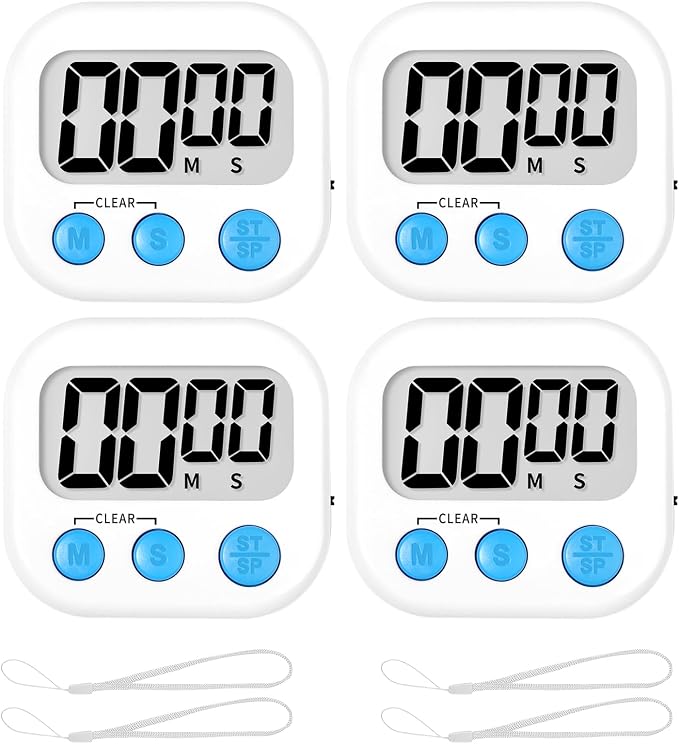 ZILLEEN Classroom Timer for Kids Teachers 4 Pack Digital Timers by ZILLEEN