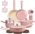 CAROTE 21pcs Cookware Set Nonstick Pots and Pans Set, Ceramic Cookware Set by CAROTE