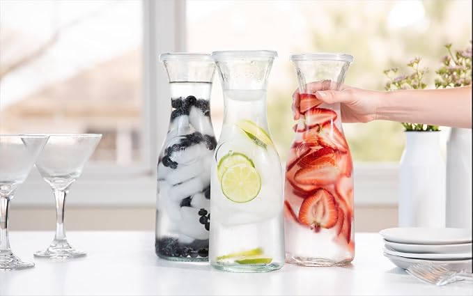 KooK Glass Carafe, Mimosa Bar Supplies, Carafe Pitchers - Image 3