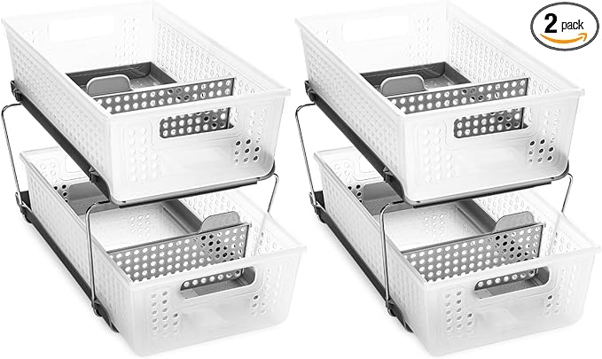 madesmart 2 Tier Organizer, Under Cabinet Storage by madesmart%C2%AE