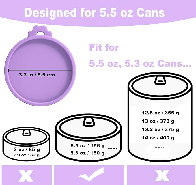 Comtim Cat Food Can Covers Lids - Image 2